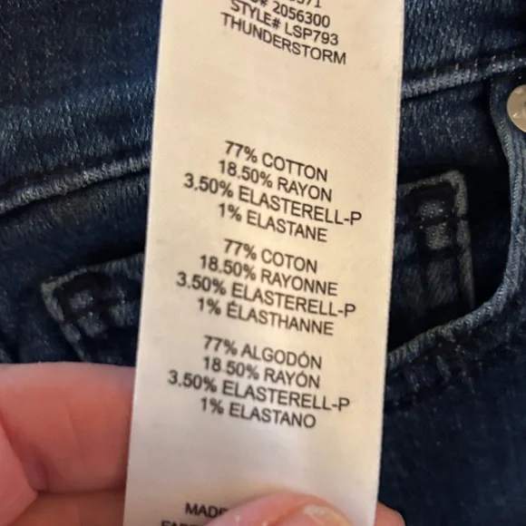 Frame Le Slim Palazzo Denim Deep Blue Flare Jeans - Picture 7 of 7